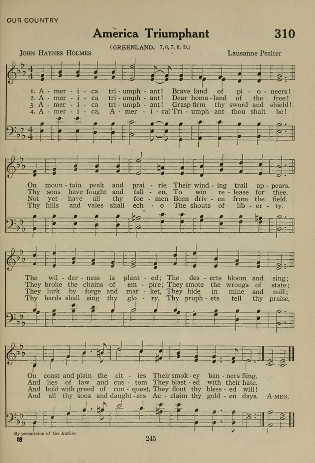 The Century Hymnal page 245