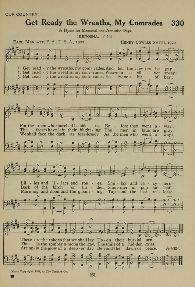 The Century Hymnal page 261