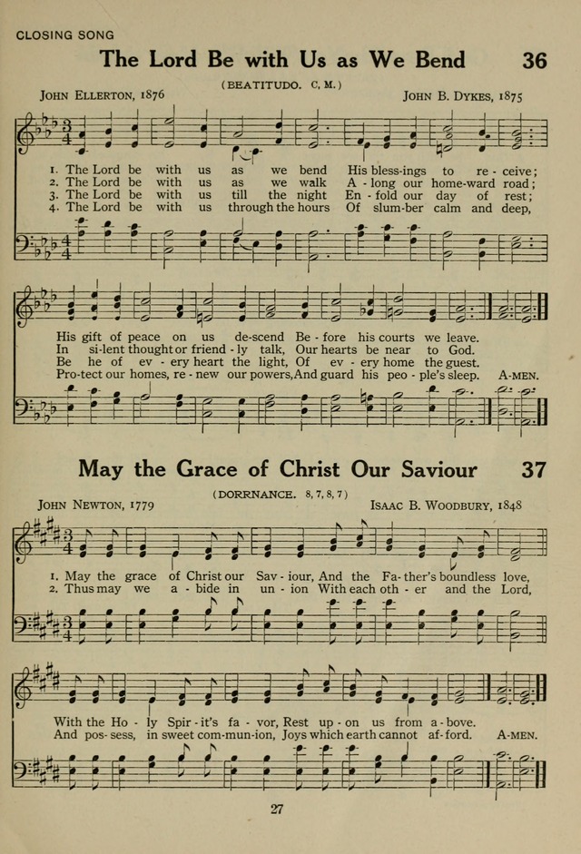 The Century Hymnal page 27