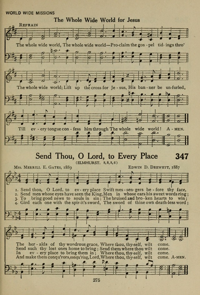 The Century Hymnal page 275