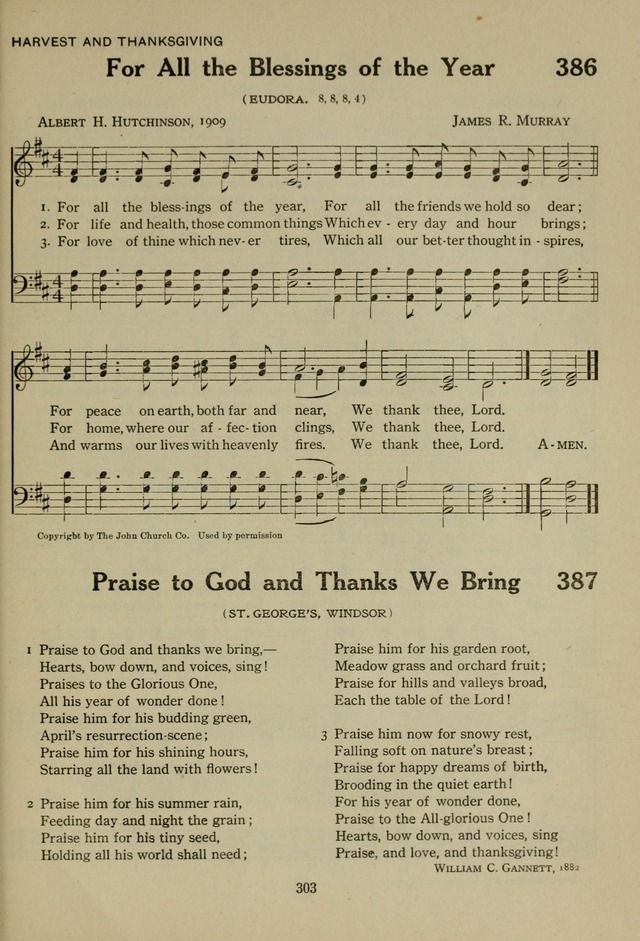 The Century Hymnal page 303