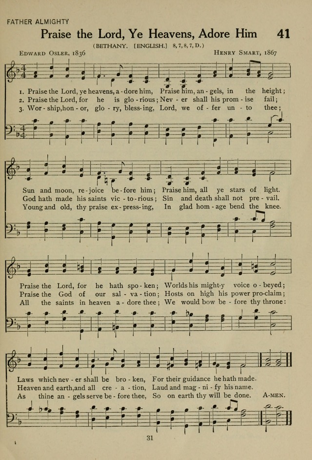 The Century Hymnal page 31