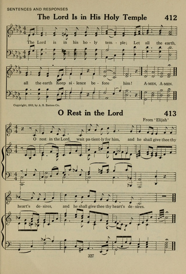The Century Hymnal page 327