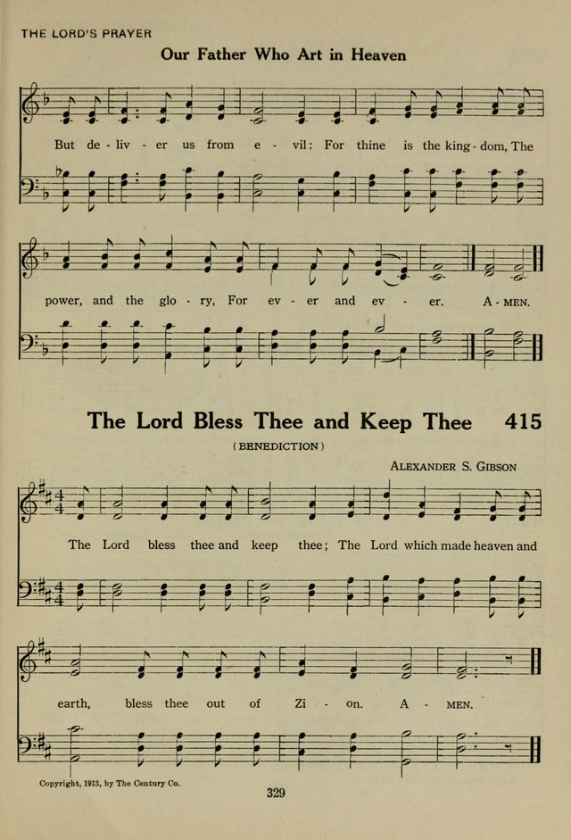 The Century Hymnal page 329