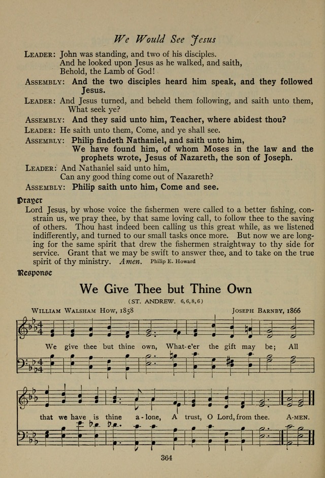 The Century Hymnal page 364
