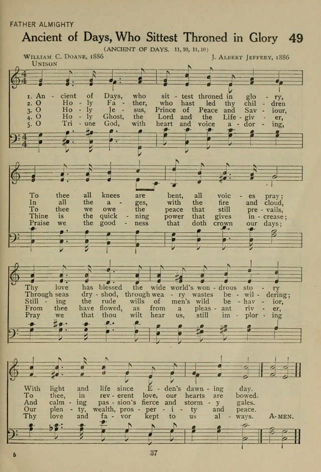 The Century Hymnal page 37
