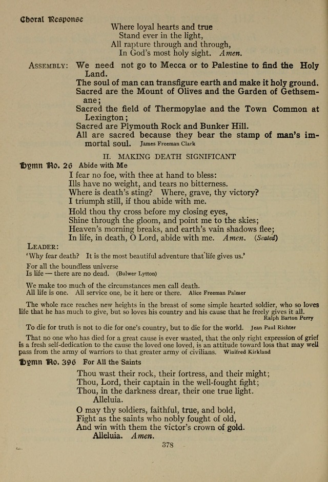 The Century Hymnal page 378