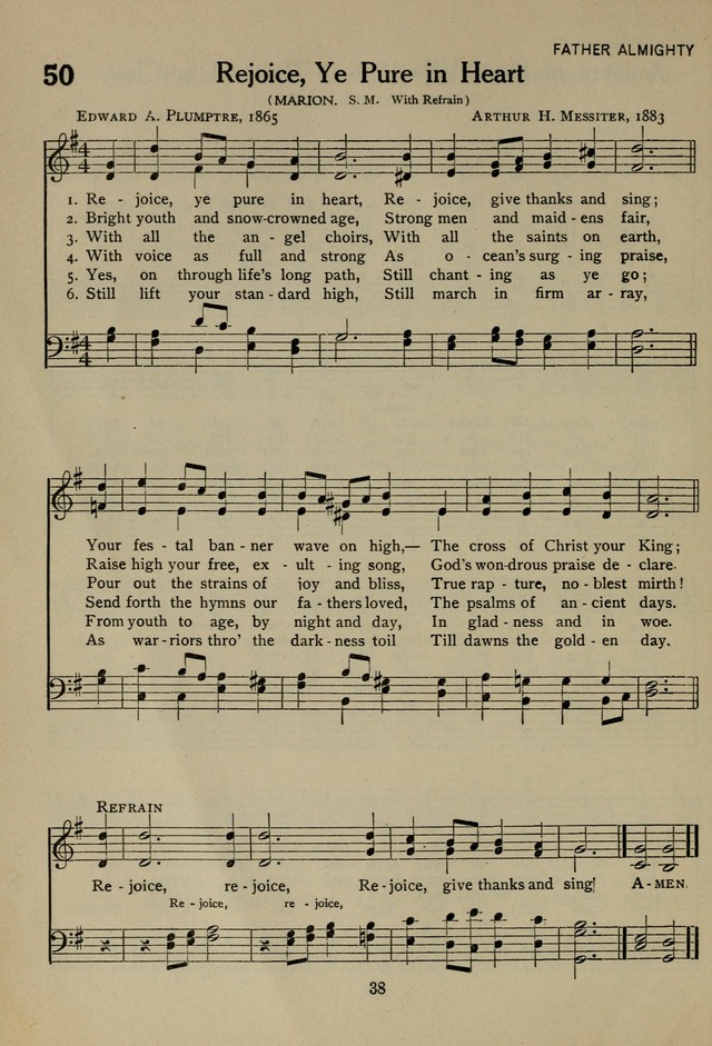 The Century Hymnal page 38