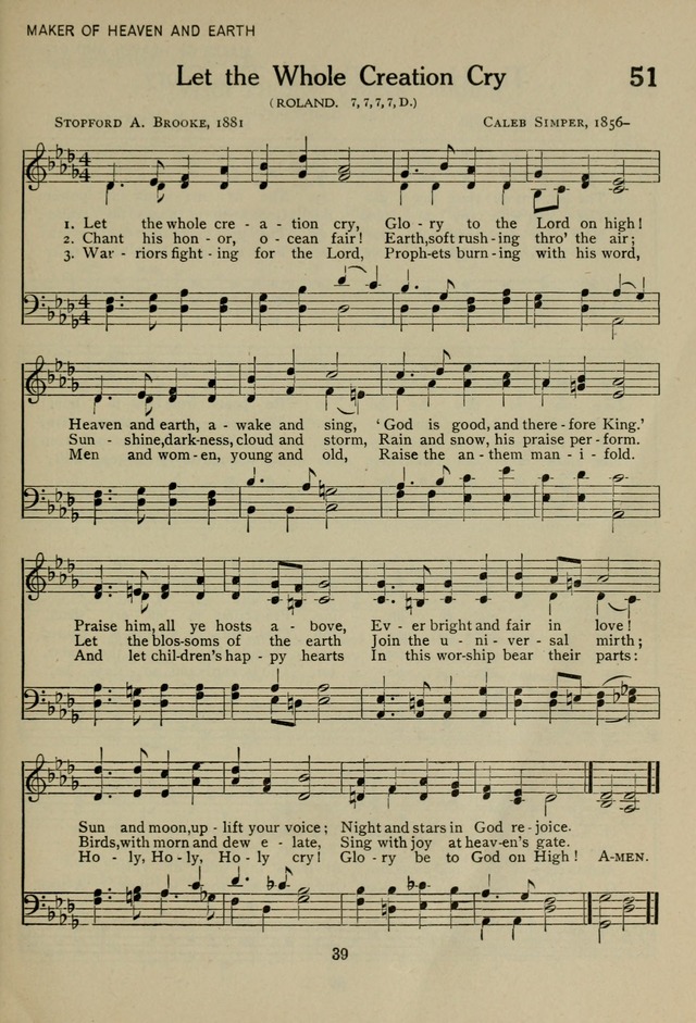 The Century Hymnal page 39
