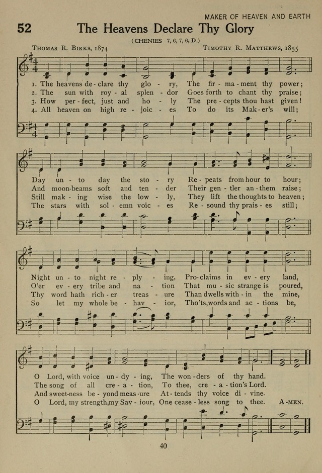 The Century Hymnal page 40
