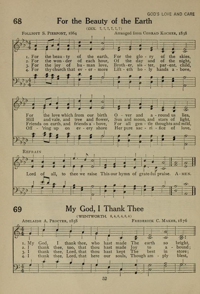 The Century Hymnal page 52