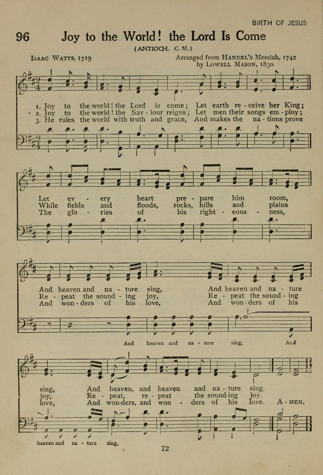 The Century Hymnal page 72