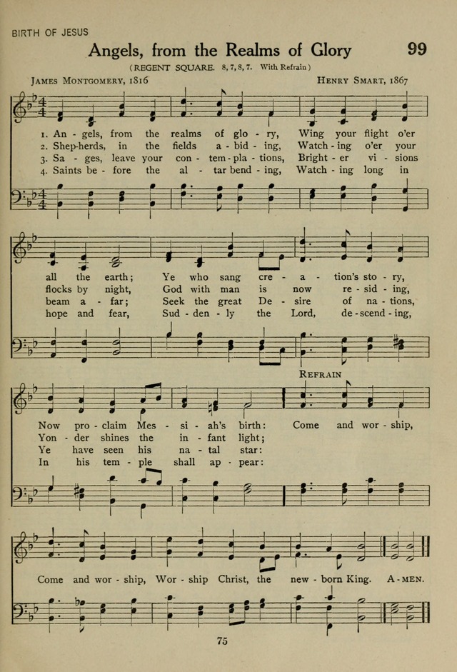 The Century Hymnal page 75