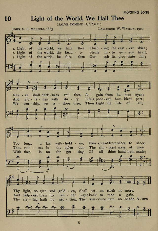 The Century Hymnal page 8