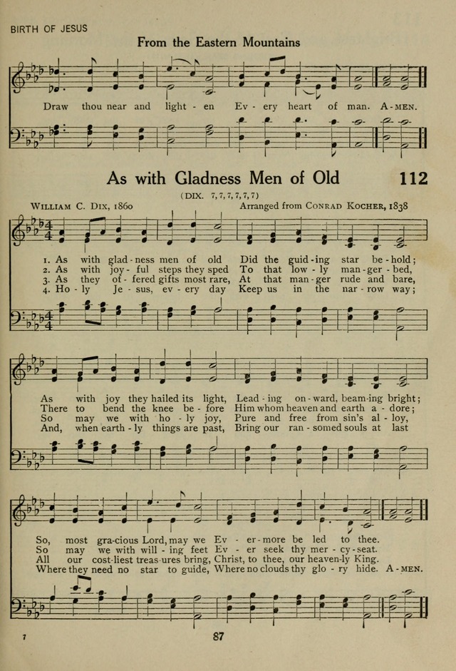 The Century Hymnal page 87
