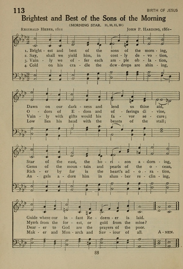 The Century Hymnal page 88