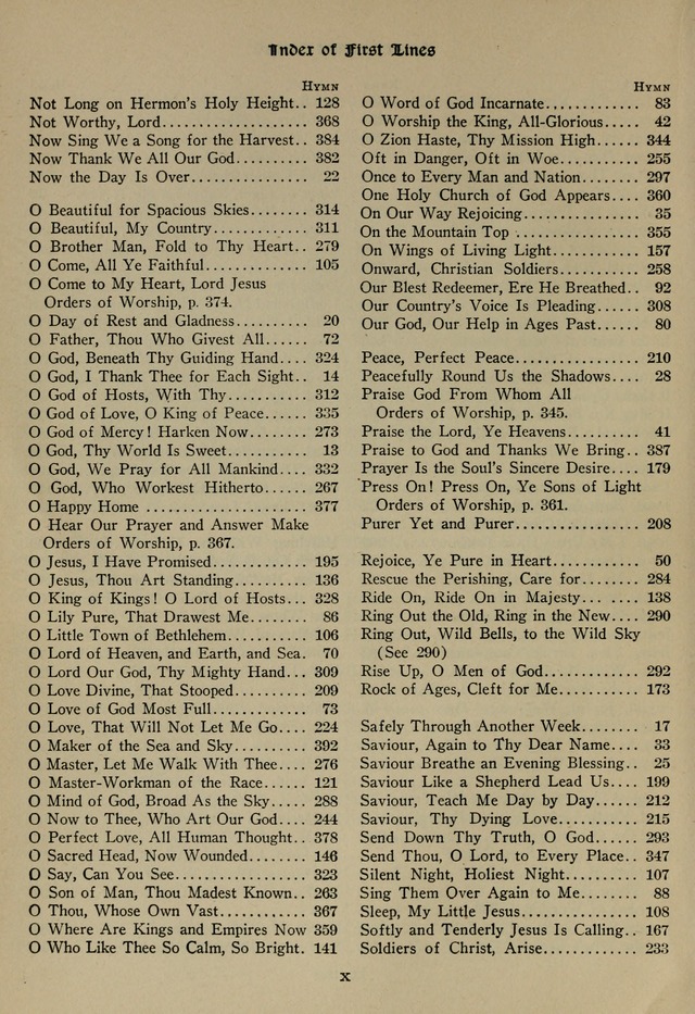 The Century Hymnal page xiv