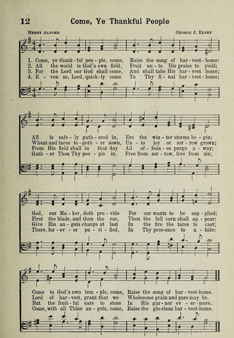 The Cokesbury Hymnal page 11