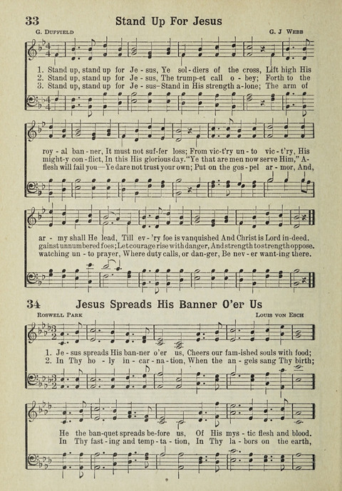The Cokesbury Hymnal page 28