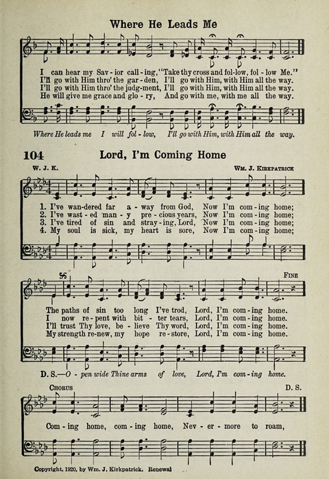 The Cokesbury Hymnal page 75