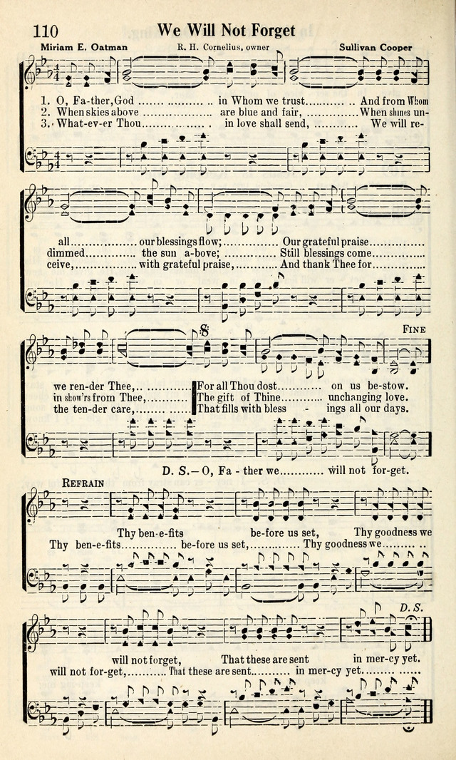 Calvary Hymns page 110