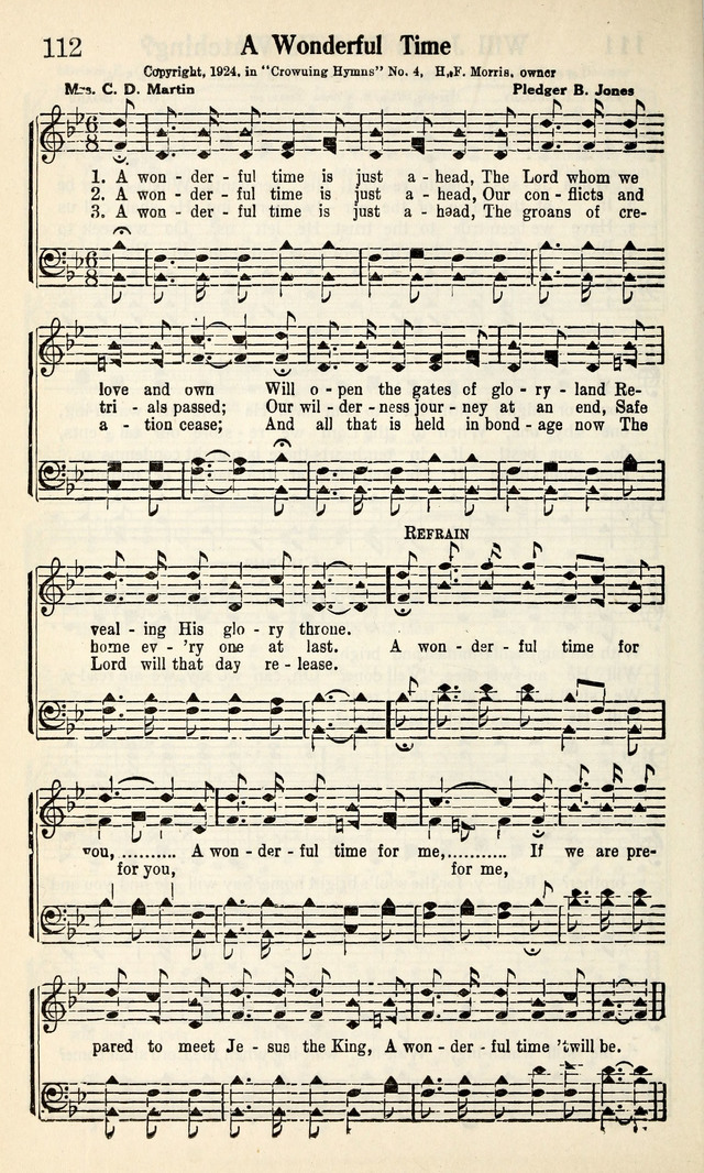 Calvary Hymns page 112