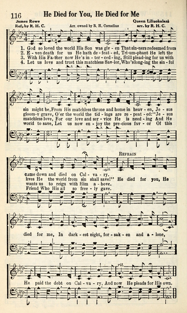 Calvary Hymns page 116