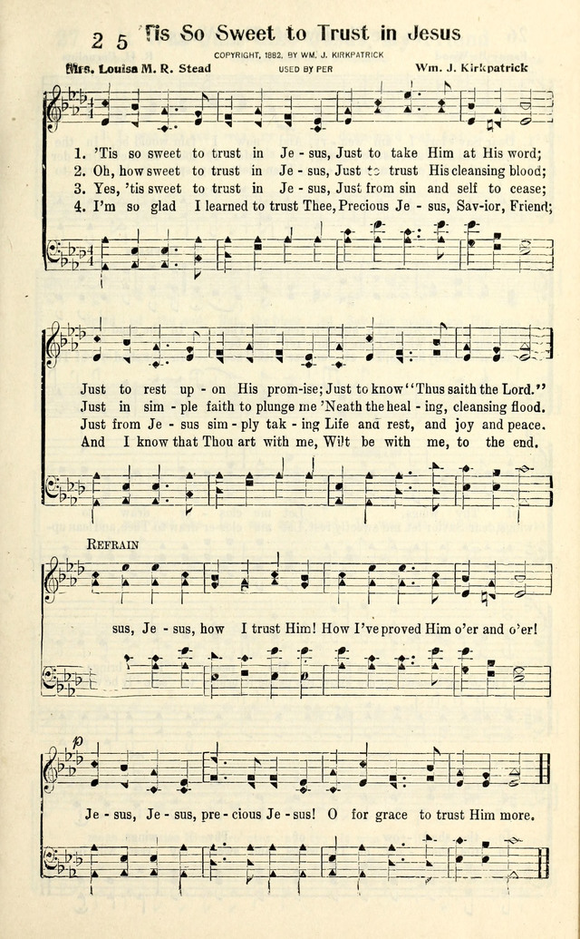 Calvary Hymns page 25
