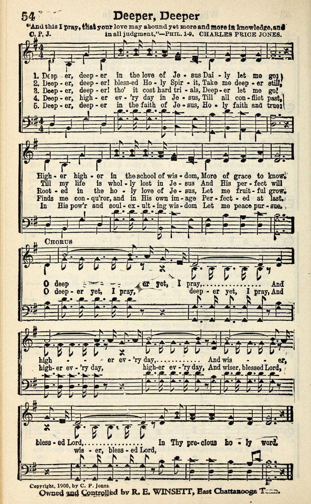 Calvary Hymns page 54