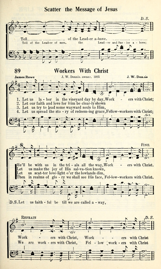 Calvary Hymns page 89