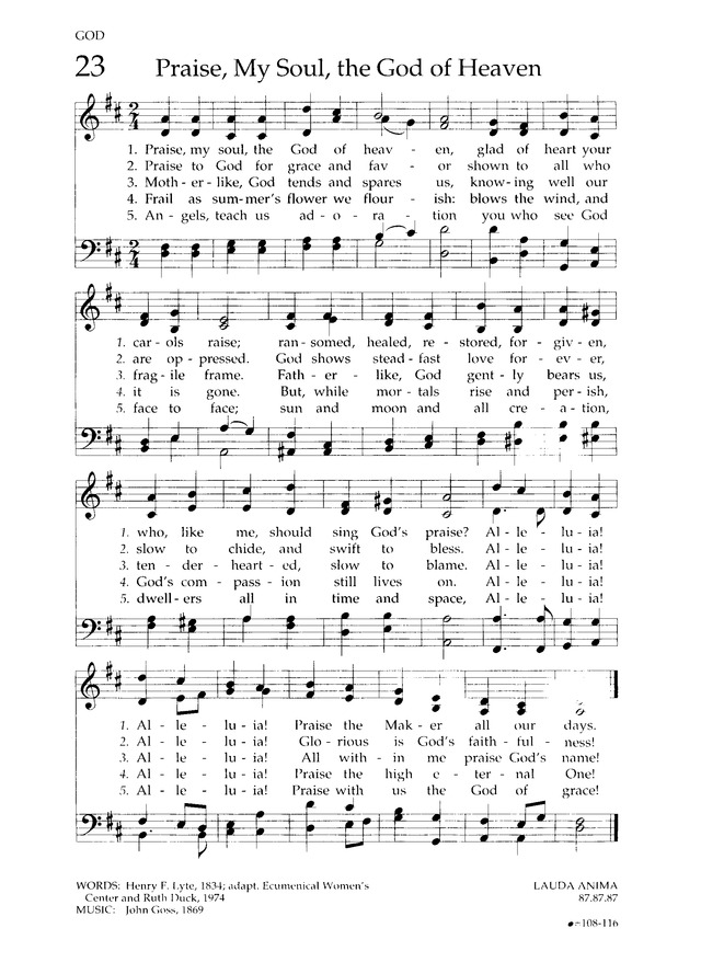 Chalice Hymnal page 22