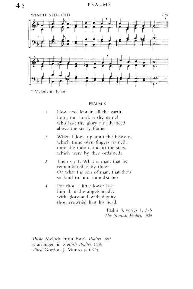 Church Hymnary (4th ed.) page 7