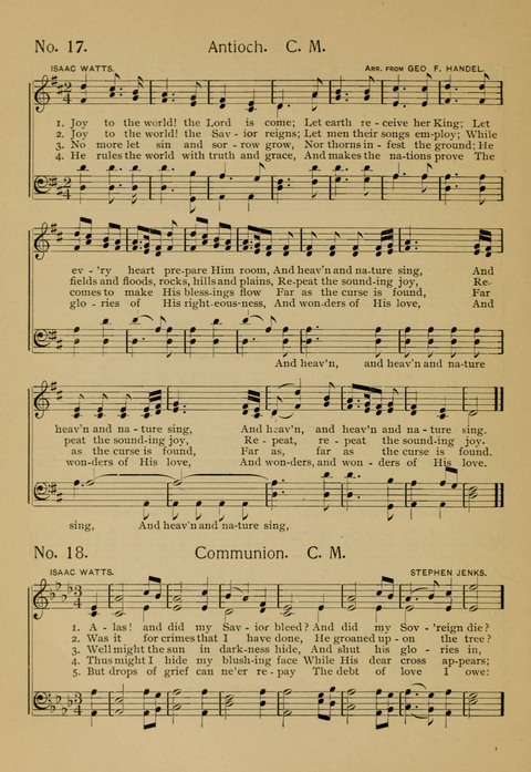 The Chapel Hymnal: hymns and songs (Fifth ed.) page 10