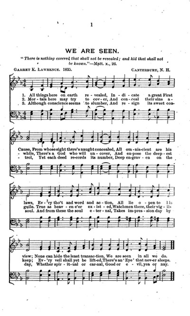 A Collection of Hymns and Anthems: Adapted to Public Worship page 1