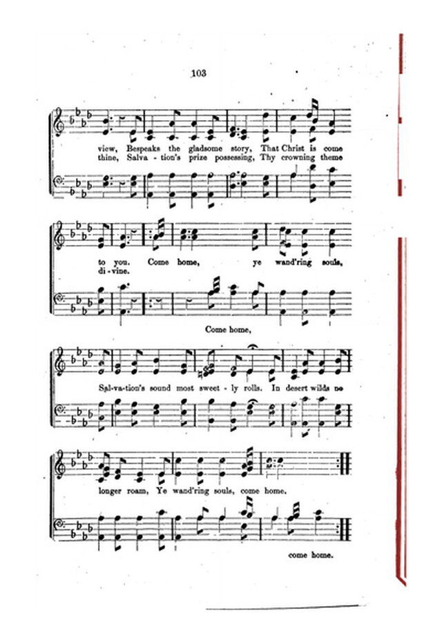 A Collection of Hymns and Anthems: Adapted to Public Worship page 103