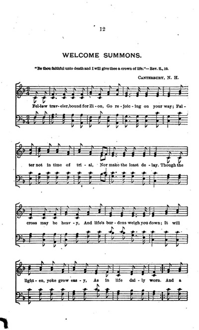 A Collection of Hymns and Anthems: Adapted to Public Worship page 12