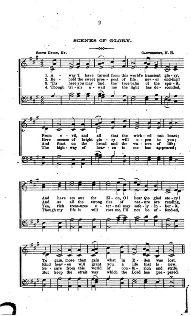 A Collection of Hymns and Anthems: Adapted to Public Worship page 2