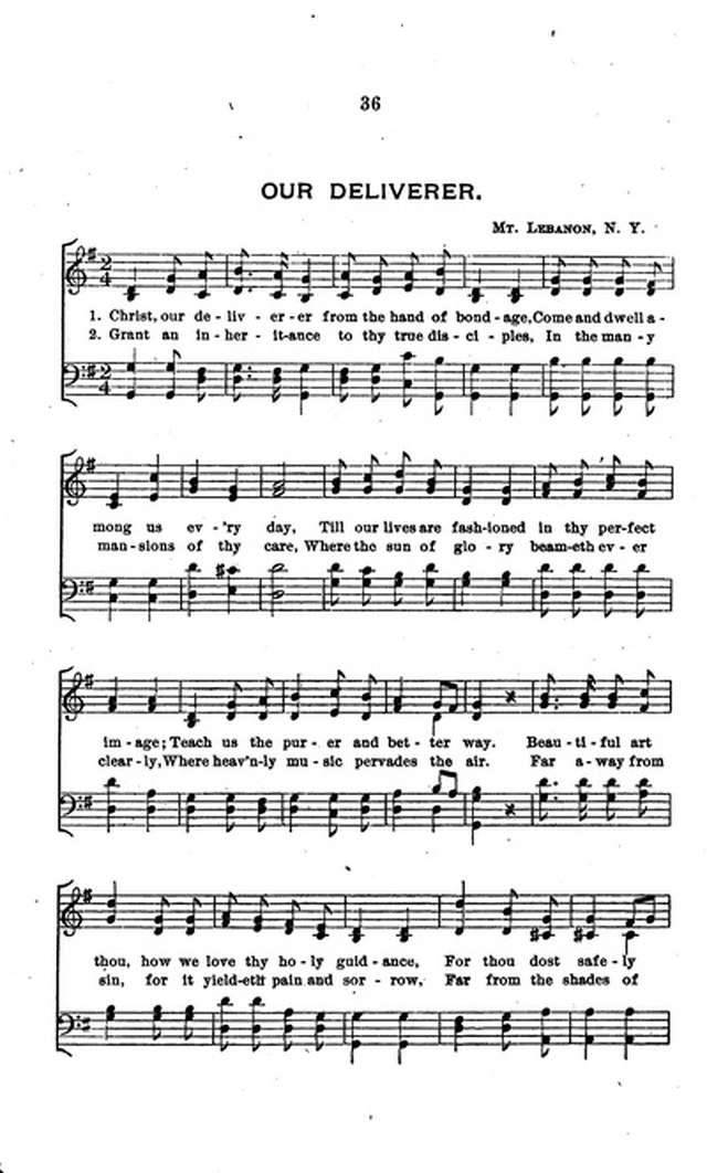 A Collection of Hymns and Anthems: Adapted to Public Worship page 36