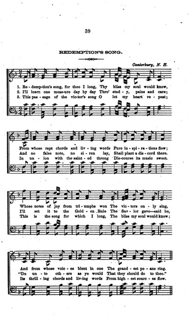 A Collection of Hymns and Anthems: Adapted to Public Worship page 39