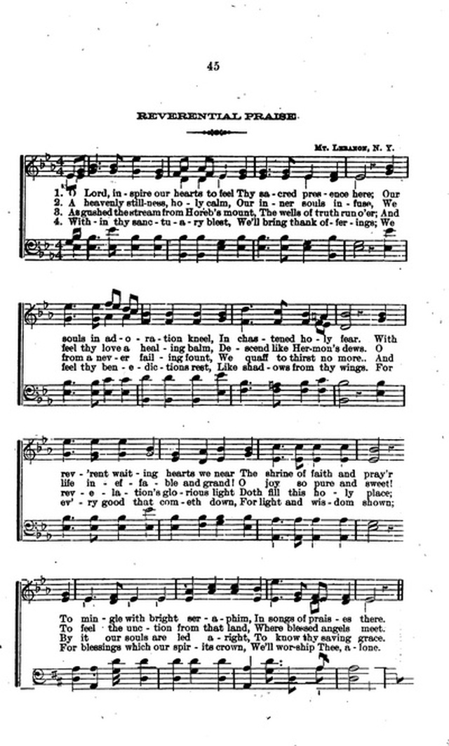 A Collection of Hymns and Anthems: Adapted to Public Worship page 45