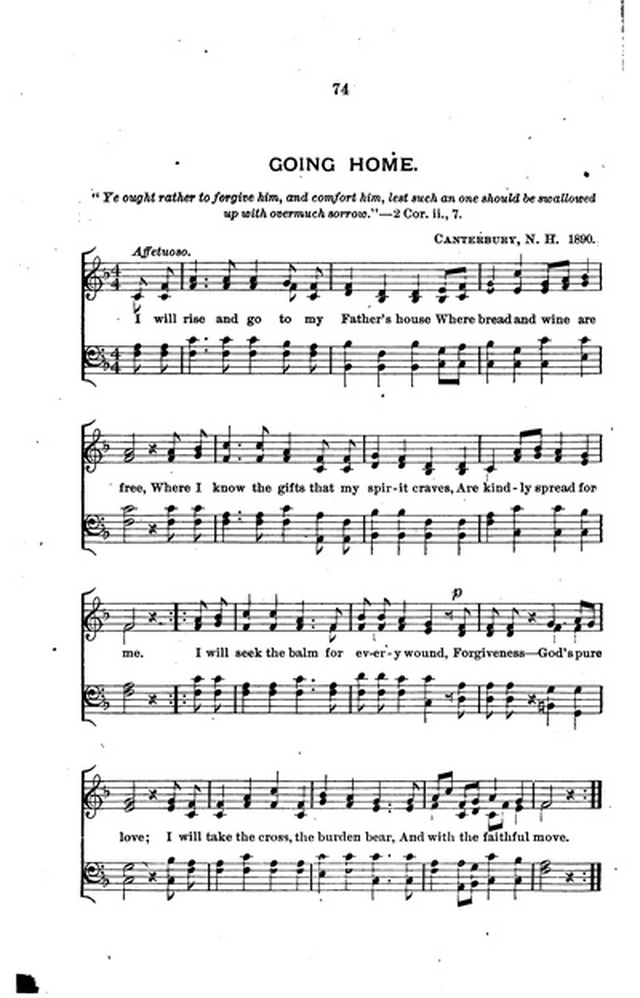 A Collection of Hymns and Anthems: Adapted to Public Worship page 74