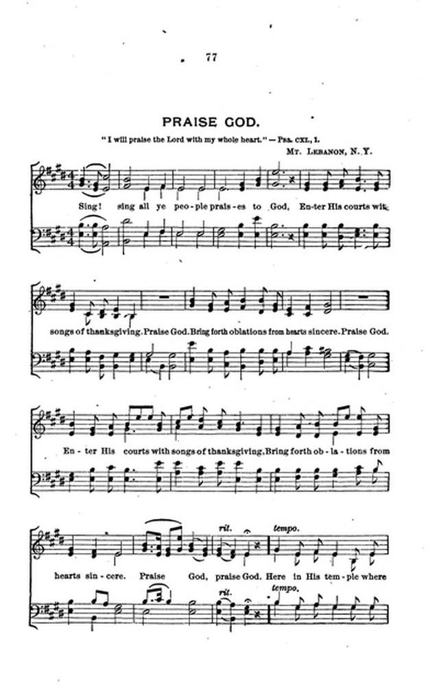 A Collection of Hymns and Anthems: Adapted to Public Worship page 77