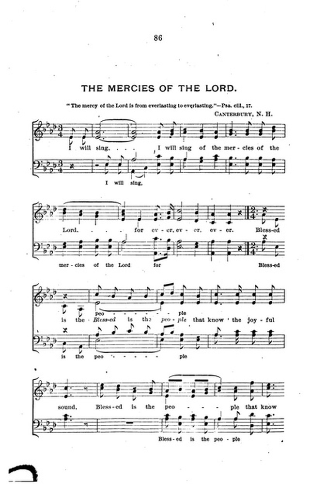 A Collection of Hymns and Anthems: Adapted to Public Worship page 86