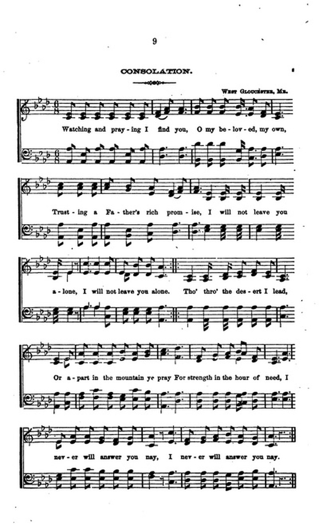 A Collection of Hymns and Anthems: Adapted to Public Worship page 9