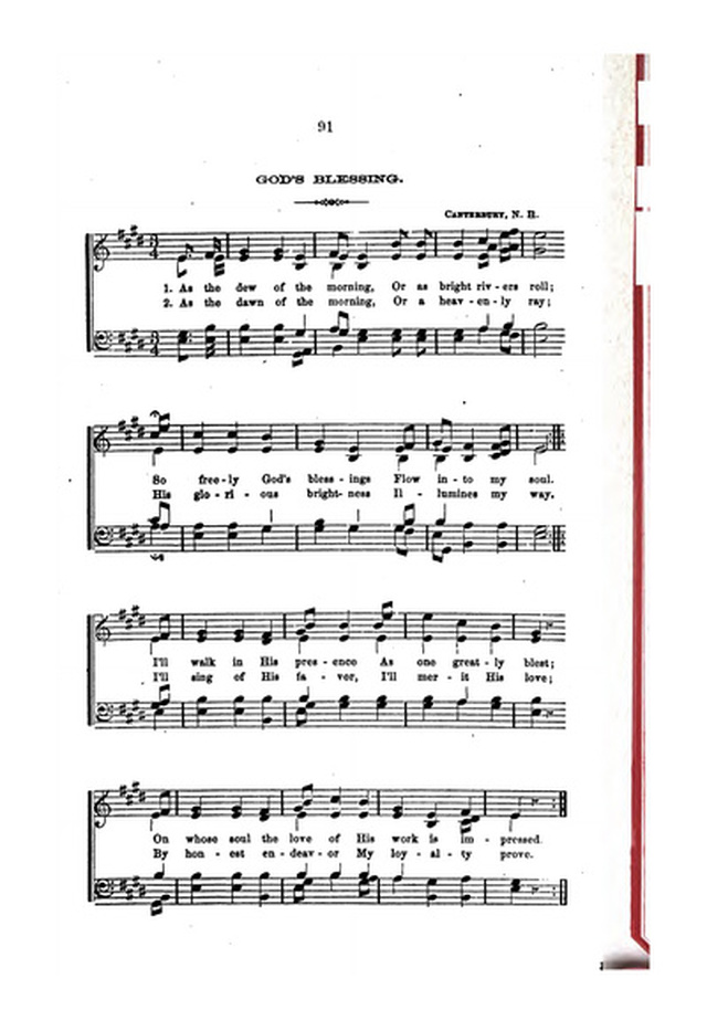 A Collection of Hymns and Anthems: Adapted to Public Worship page 91