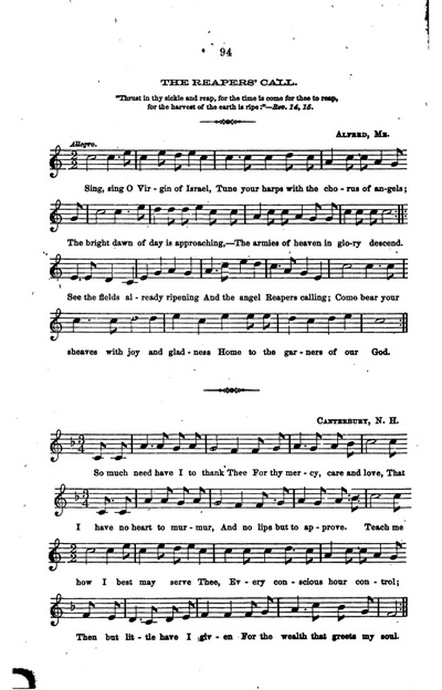 A Collection of Hymns and Anthems: Adapted to Public Worship page 94