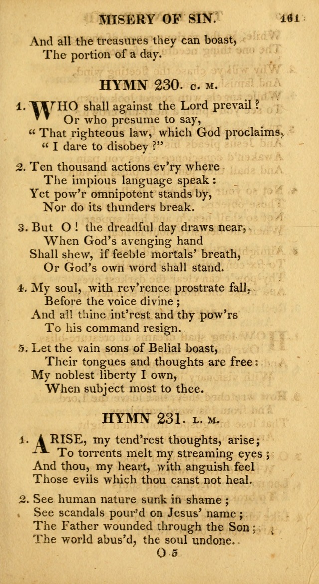 A Collection of Hymns and A Liturgy: for the use of Evangelical Lutheran Churches; to which are added prayers for families and individuals page 161