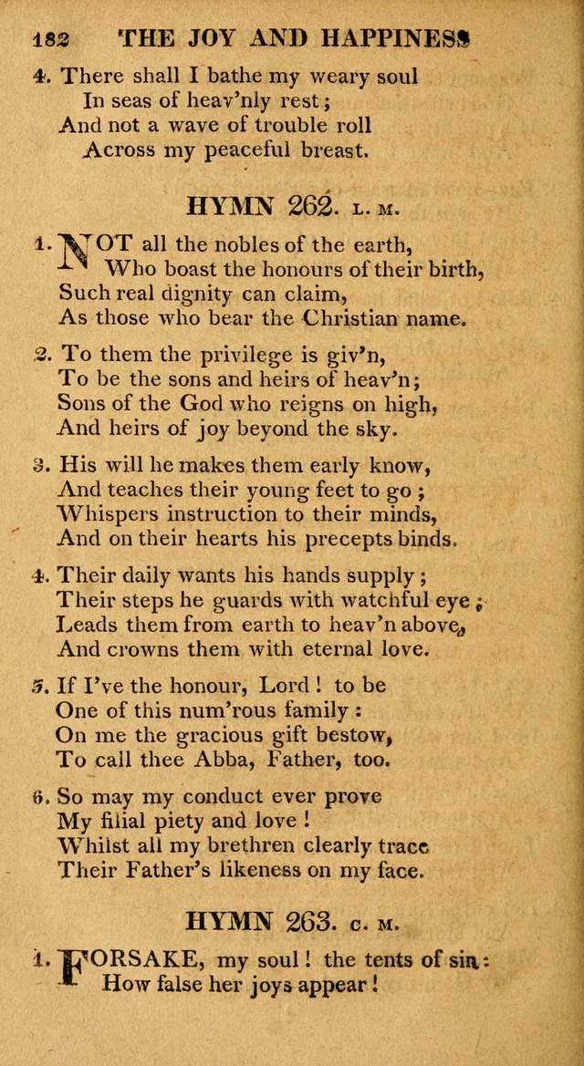 A Collection of Hymns and A Liturgy: for the use of Evangelical Lutheran Churches; to which are added prayers for families and individuals page 182