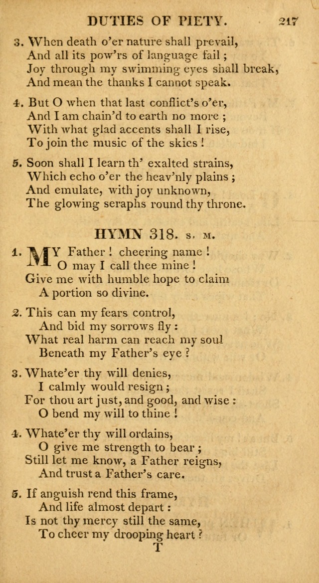 A Collection of Hymns and A Liturgy: for the use of Evangelical Lutheran Churches; to which are added prayers for families and individuals page 219