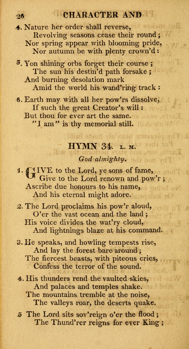 A Collection of Hymns and A Liturgy: for the use of Evangelical Lutheran Churches; to which are added prayers for families and individuals page 26